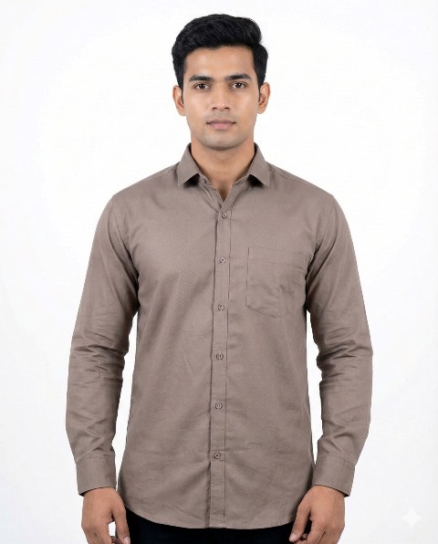 COTTON SHIRTS BHAGWATI PLAIN COLOR MLXL
