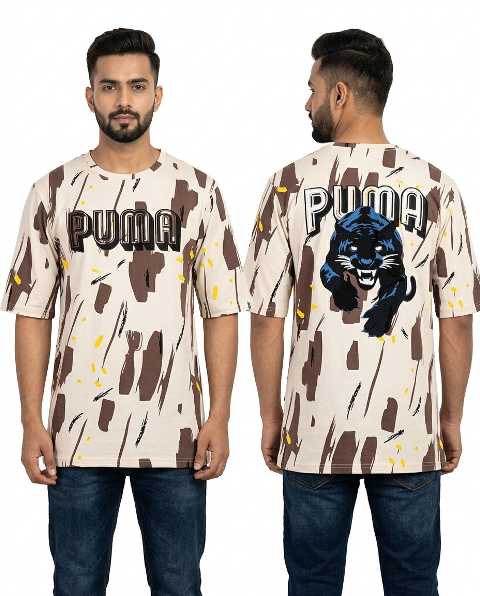 LAREB T SHIRT DOWN S MIX B AOP SS MLXL