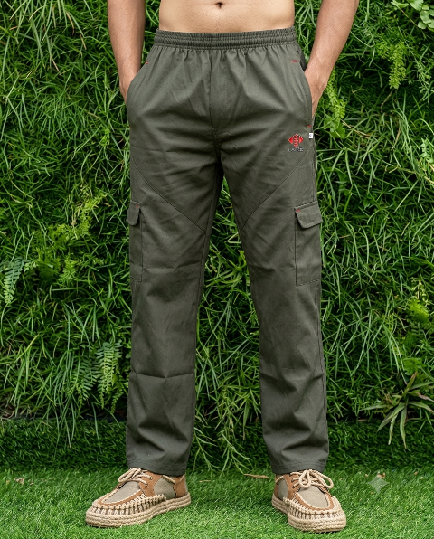 LAREB COTTON TWILL TRACK 4PKT 1 CUT BAGGY  XL/2XL