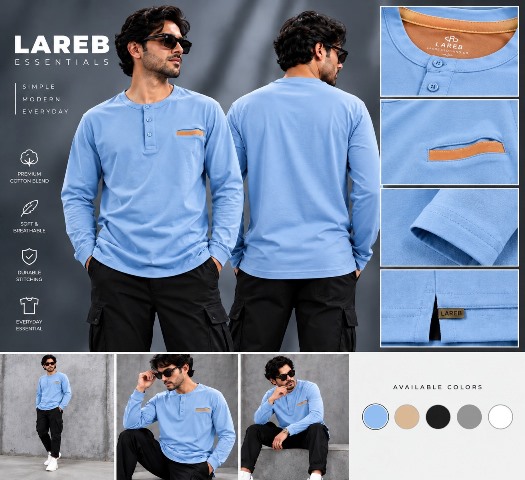 LAREB LOOPKNET F/S KENLY NECK (XL TO 5XL) XL
