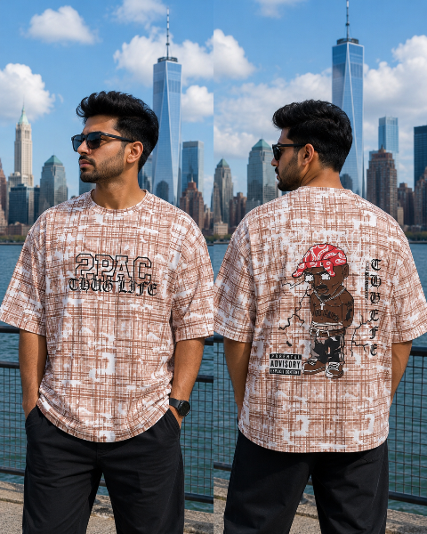 T SHIRT 5 SLEEVES AOP SKT MLXL