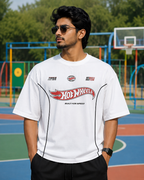 T SHIRT DOWN SHOULDER B PRNT SKT MLXL