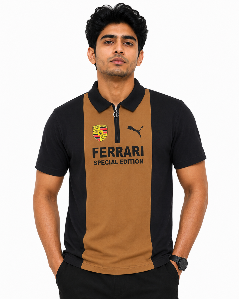 MENS POLO FERRARI M L XL