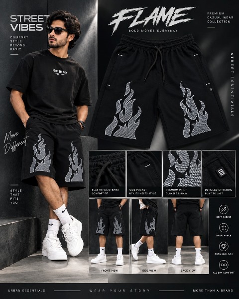 MENS PRINTED DRYFIT SHORT MOHS LXLXXL