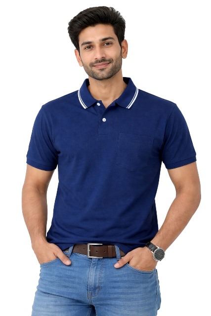 POLO COLLAR H/S PLAIN XXXL