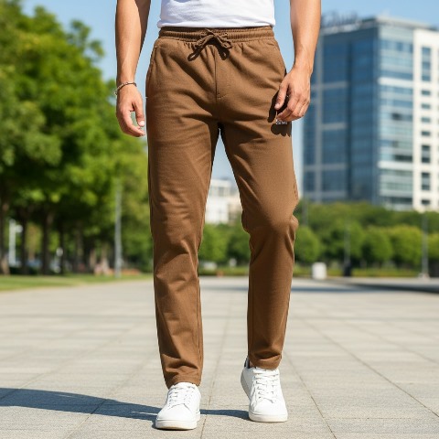 TRACK PANT COTTON TWILL AMJ MLXL