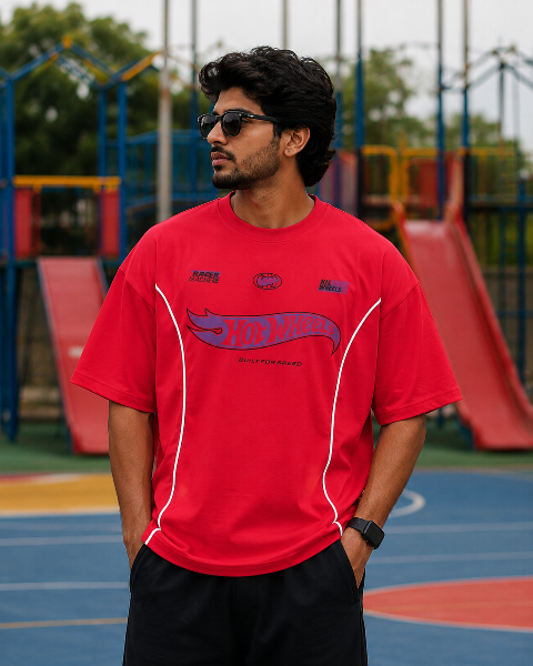 T SHIRT DOWN SHOULDER B PRNT SKT MLXL