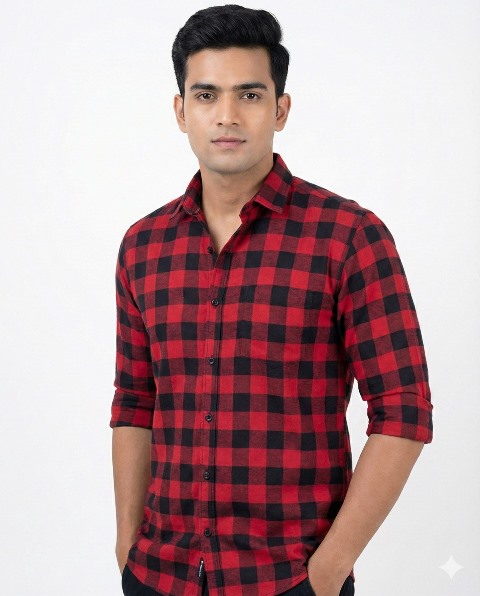 COTTON SHIRTS BHAGWATI CHECKS & PRINT   MLXL