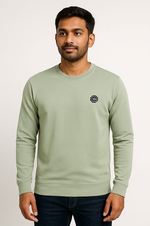 T SHIRT F/S R/N JAKARD JTEX MLXL