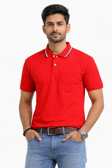 POLO COLLAR H/S PLAIN XXXL