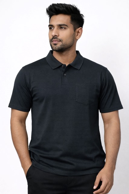 LAREB POLO T SHIRT H/S PKT JAKARD  MLXL