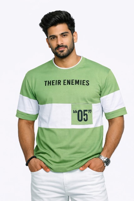 T SHIRT R/H/S 3/4 SEELVES PKT JTEX MLXL