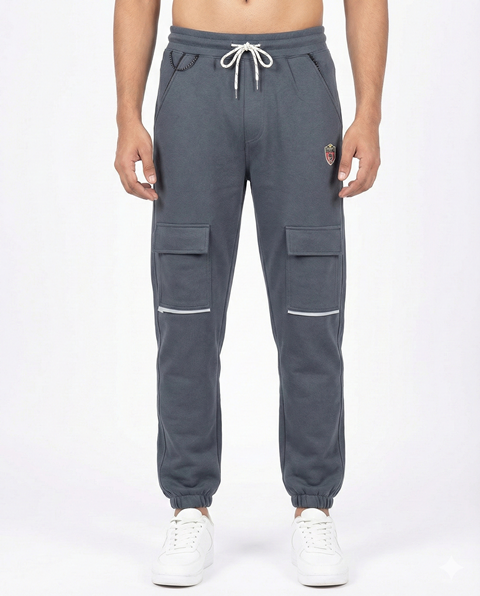 TRACK PANT DRILL D PKT 4 PKT & RIB M L XL