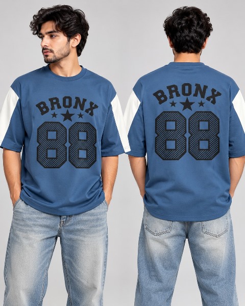 T SHIRT 5 SLEEVE PTTN MIX PRNT SKT MLXL