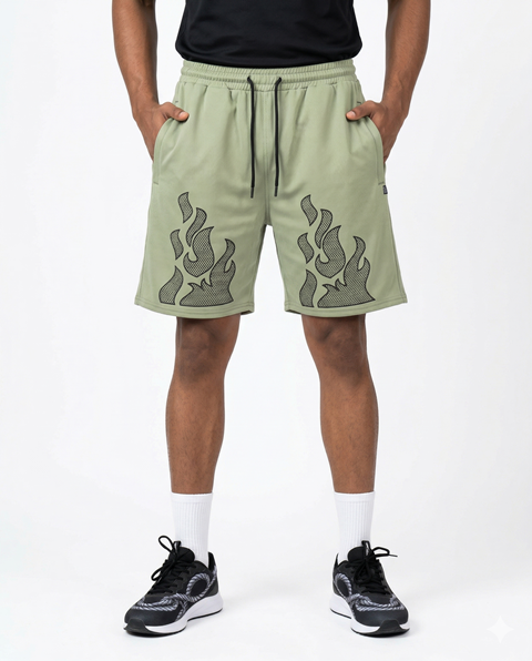 MENS PRINTED DRYFIT SHORT MOHS LXLXXL