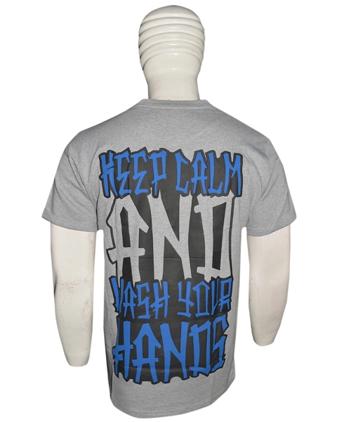 LAREB LOOPKNIT BACK PRNT T SHIRTS XL