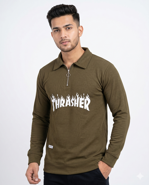 LAREB POLO F/S POP CORN ZIP 2X/3X/4XL