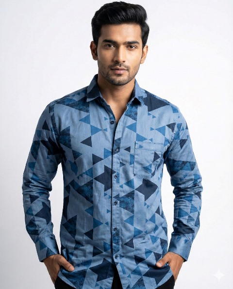 COTTON SHIRTS BHAGWATI PRNT & CHECKS  MLXL