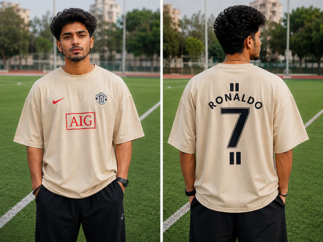 T SHIRT DWON SHOLDER NEVER STOP PRNT JTE M L XL