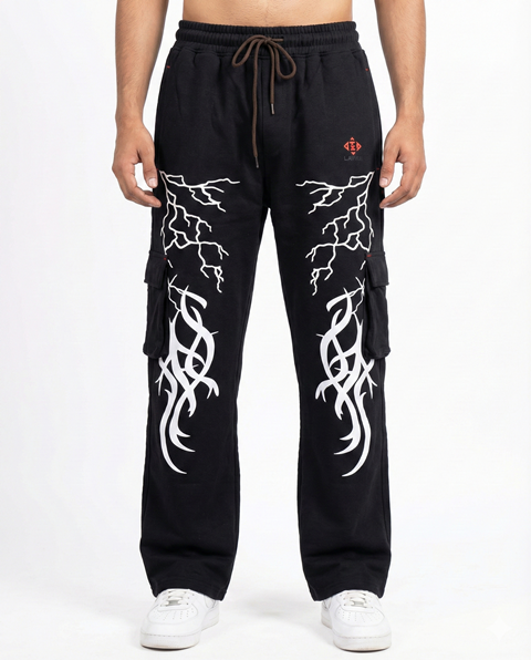 LAREB 4PKT BAGGY BLCK TRACK M/L/XL/XXL