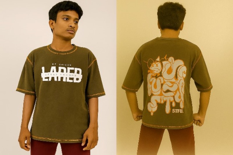 LAREB VELVET PIQUE OVERSIZED IMBOSED PRNT 4 PRNT ML