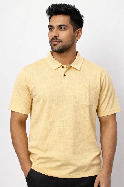 LAREB POLO T SHIRT H/S PKT JAKARD  MLXL