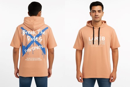 LAREB HOOD H/S FRNT BCK PRNT 2XL