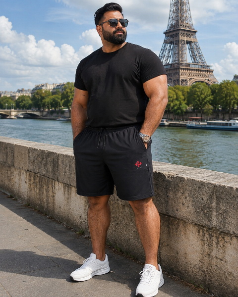 LAREB DRYFIT SHORT SOLID 5XL/6XL
