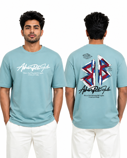 T SHIRT 5 SLEEVE  BRAND MIX PRNT JTE MLXL