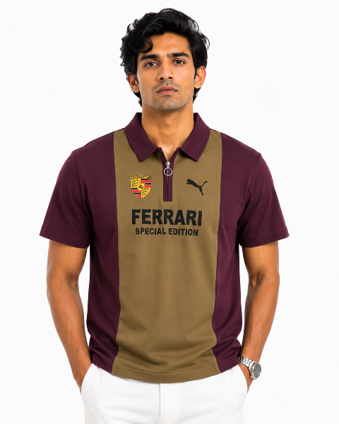 MENS POLO FERRARI M L XL