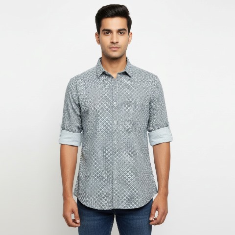 COTTON SHIRTS PRINTED CHEX 3X/4X/5XL