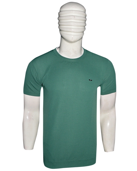 SPORTS TEES PLAIN CONTRAST RIB  H/S JTEX MLXL
