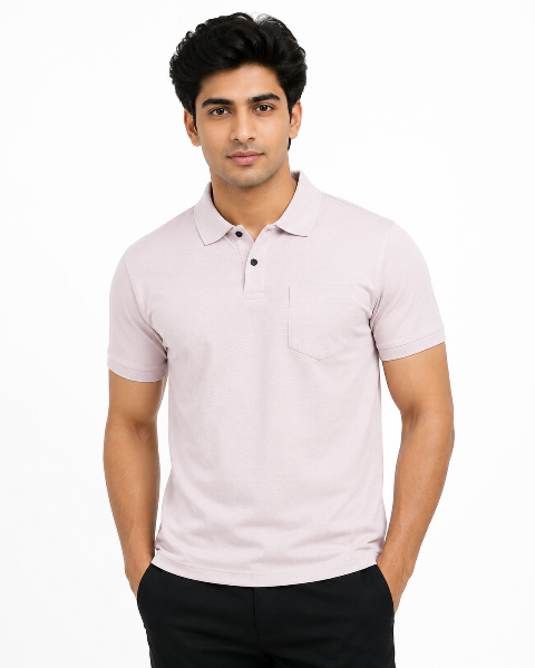 LAREB POLO T SHIRT H/S PKT JAKARD  MLXL