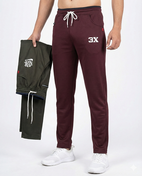 TRACK PANT DRILL CONTRAST AMJ M L XL