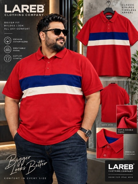 LAREB PRIMIUM POLO METTY CUT&SEW 5XL