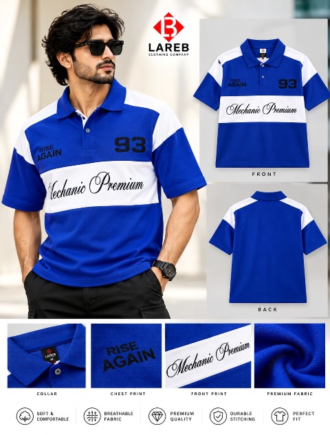 POLO 5 SLEEVE TEES ZIP  MLXL