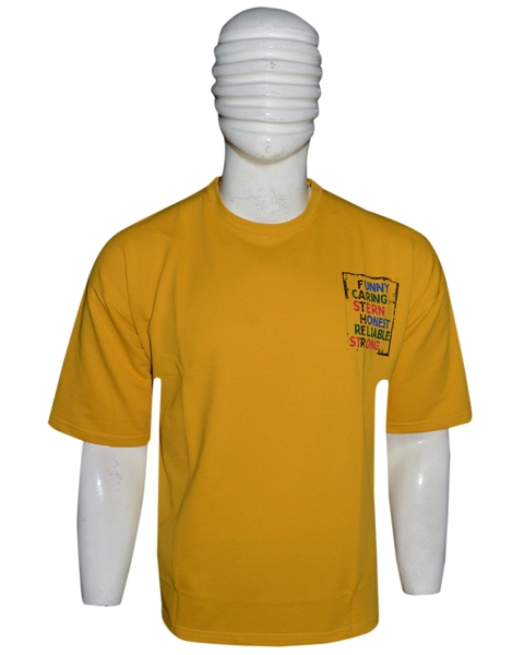 LAREB DOWN SHOULDER PRIMIUM T SHIRT PRINTED XXL