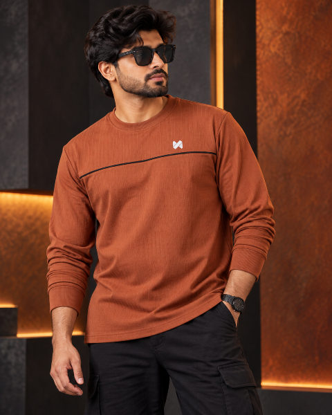 T SHIRT R/F/S FARIL SOLID  JTE MLXL