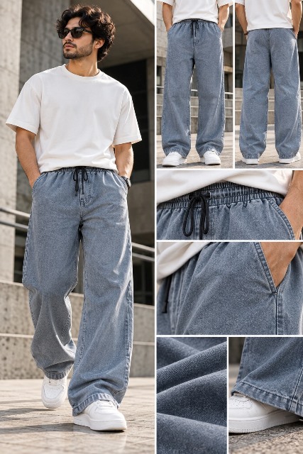 LAREB MENS WASHED TRACK BAGGY M/L