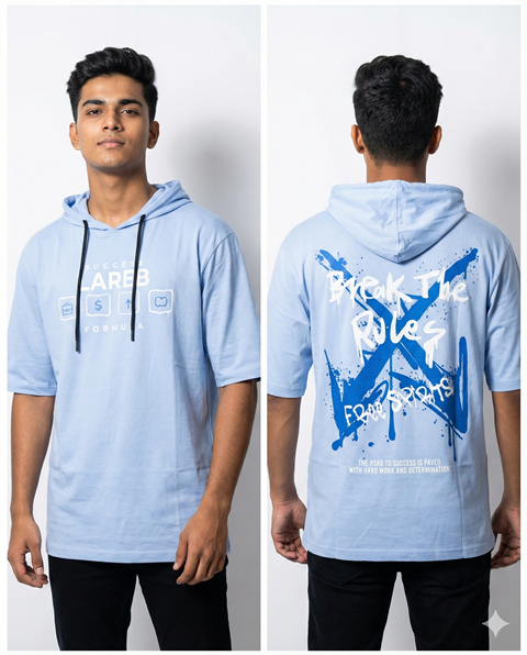 LAREB HOOD H/S FRNT BCK PRNT 3XL