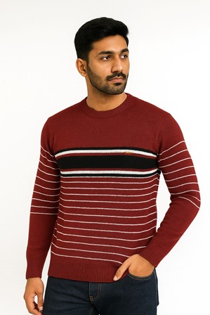 SWEATSHIRT LDH COMPUTER KNITED BATCH  M L XL