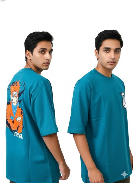 T SHIRT DOWN SHOULDER HIPHOP PRINT JTE MLX