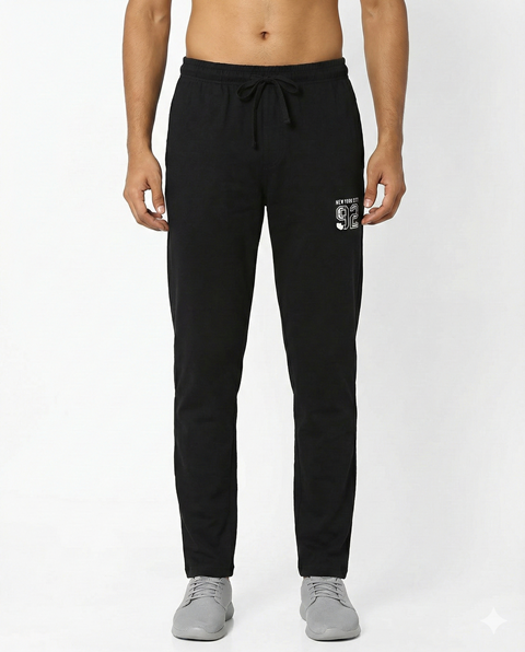 LOOPKNIT TRACK BRND W OUT RIB