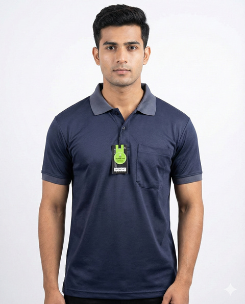 POLO COLLAR PKT  H/S JTE MLXL2XL3XL