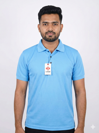 LAREB POLO T SHIRTS TENCIL NO PKT XL XXL