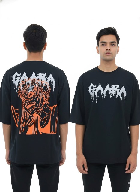 T SHIRT 5SEELVES NAROTU PRNT PUFF JTE MLXL
