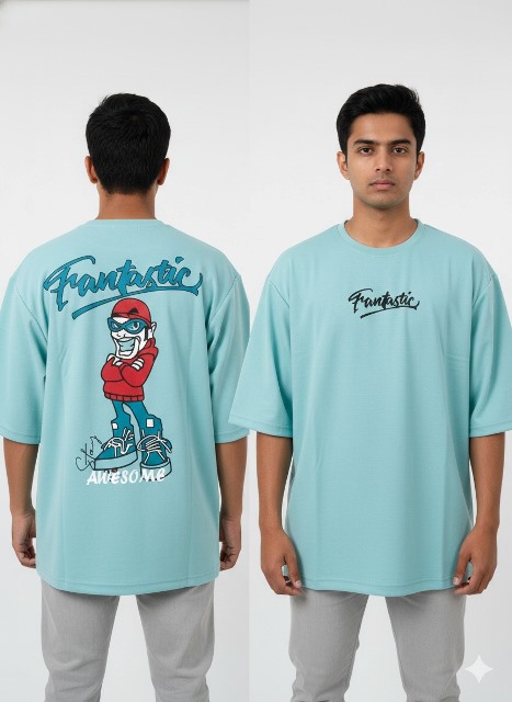 T SHIRT 5 SLEEVE AWSM PRNT JTE MLXL