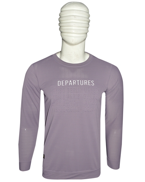 T SHIRTS IMBOSED PRINT JTE R/f/S MLXL