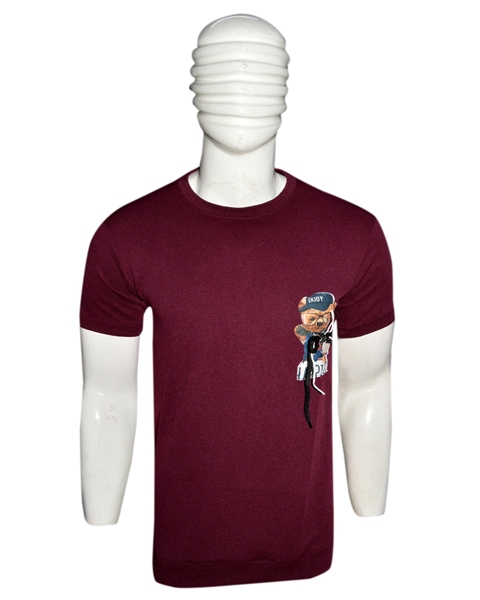 4022 T Shirt R H S Dryfit Jte Teddy Prnt Mlxl