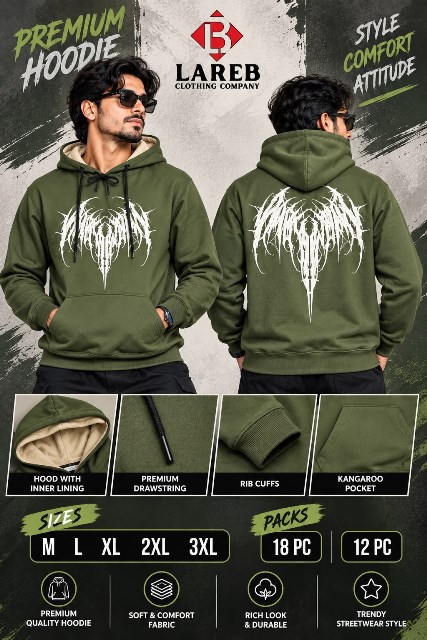 LAREB MENS HOODIES 300GSM XXL/3XL